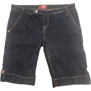 Women's Black Denim Shorts